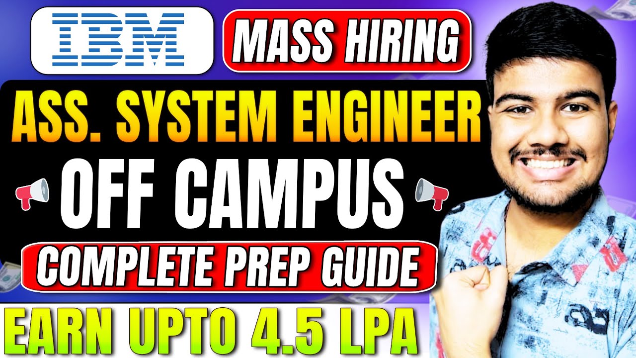 How to Crack IBM Associate System Engineer OFF CAMPUS Drive (Full Guide)