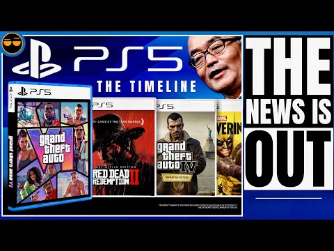 PLAYSTATION 5 - WOLVERINE PS5 RELEASE DATE CHANGE !? / GTA 4 PS5 | RED DEAD REDEMPTION 2 PS5 /GTA 6…