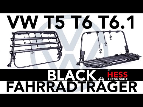 VW T5 T6 T6.1 Black Fahrradträger by Hess Automobile