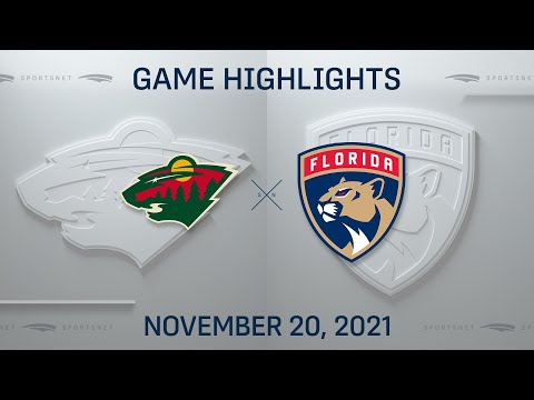 NHL Highlights | Wild vs. Panthers - Nov 20,2021