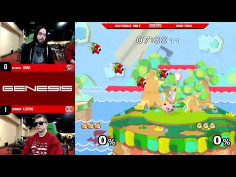 Genesis 5 - Shab (Fox) vs Ludwig (Jigglypuff) - SSBM - Round 1 Pools