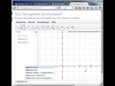 Parabel aus drei Punkten