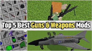 Top 5 Best Guns, Weapons And Warfare Mods & Add-ons For Minecraft [MCPE] 1.19+