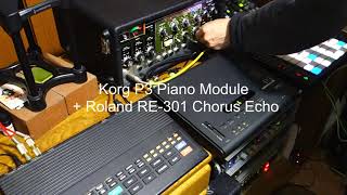 Video thumbnail for Korg P3 80's Piano Module + Roland RE-301 Chorus Echo Session by SUBTOKYOSHOP Music Gears