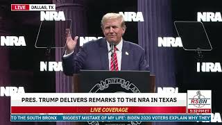 FULL SPEECH: President Trump Delivers Remarks at NRA Meeting in Dallas, TX - 5/18/24