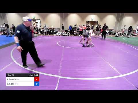 136 Kg Rr Rnd 1 - Kayleb Martin, New York Vs Casey Liess, Genesee Valley Wrestling Club 49a5