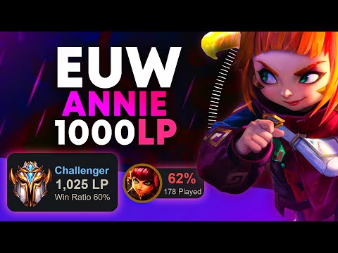 How a ANNIE MID Player Reached 1200LP and Rank 5 EUW...