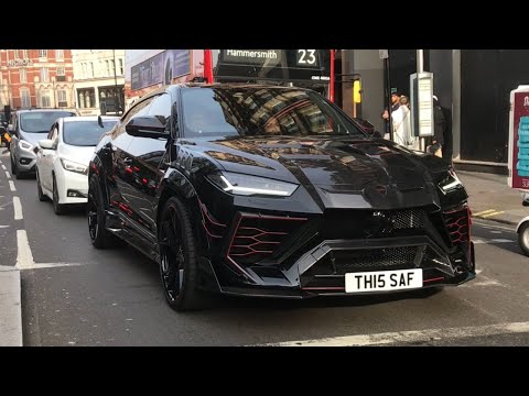 Lamborghini Urus Mansory: AMAZING EXHAUST SOUND & Acceleration Power! | Supercars In London 2022