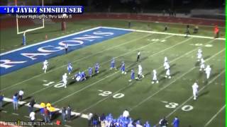 2014 Jayke Simsheuser - TE/DL (Jr Yr Mid-season)