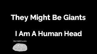 They Might Be Giants - I Am A Human Head (karaoke)