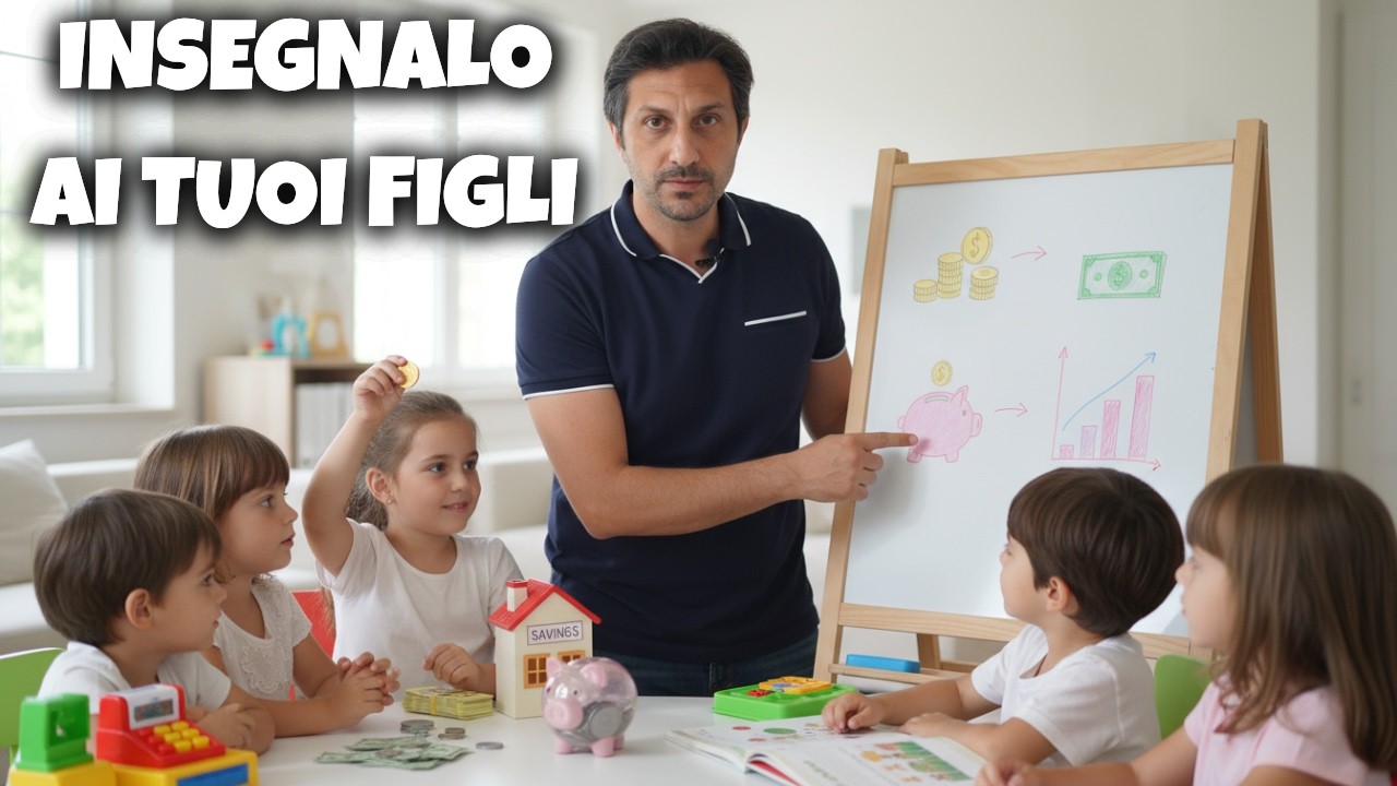 COME INSEGNARE AI FIGLI A RISPARMIARE IN 4 MOSSE