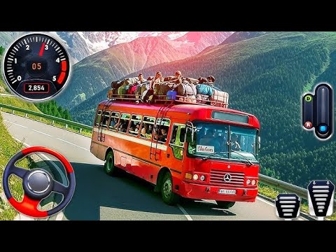 Ultimate Offroad Bus Journey - Extreme Mountain Coach Driving Game - Android Gameplay