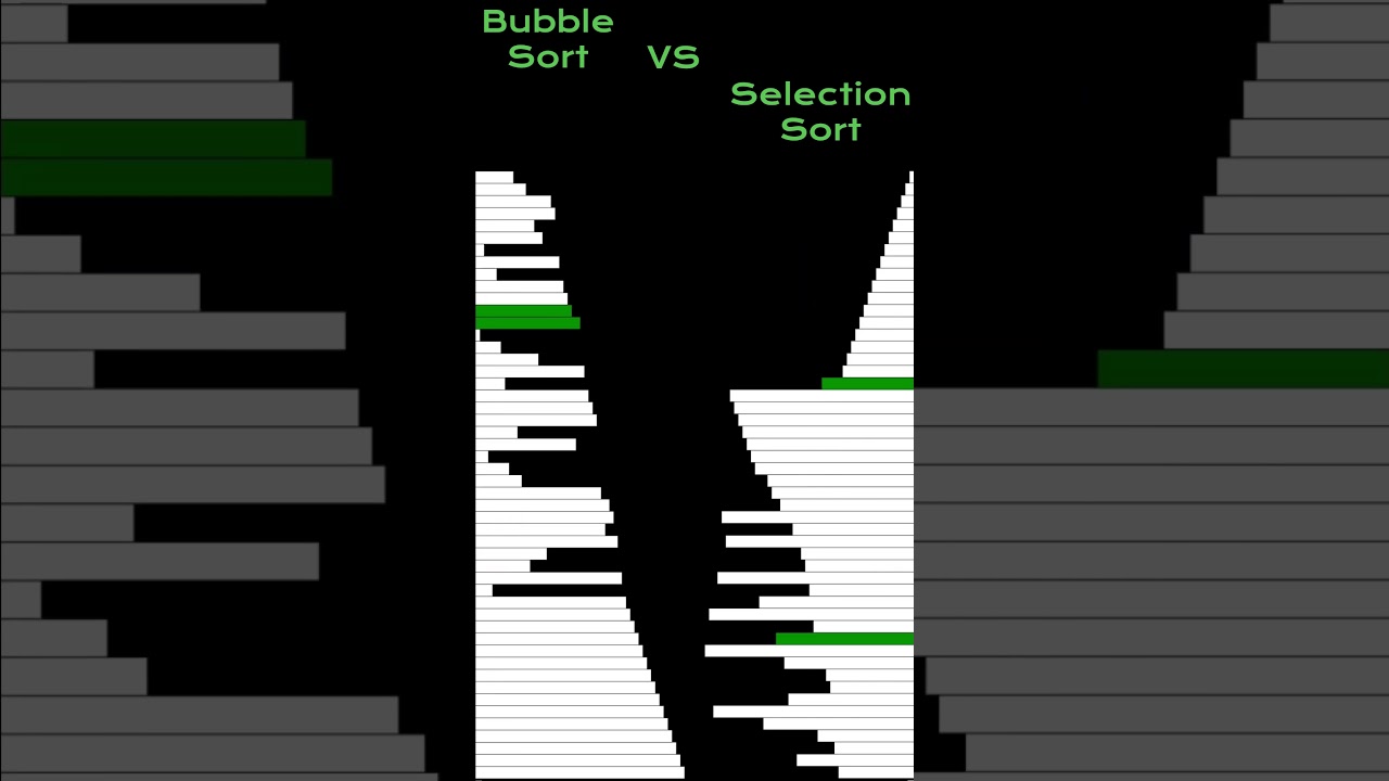 #bubblesort  Vs. #selectionsort  #programmingfundamentals #javascript  #programming  #satisfying