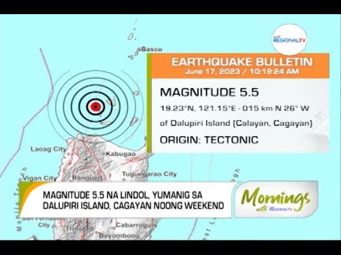 Mornings with GMA Regional TV: Earthquake Alert