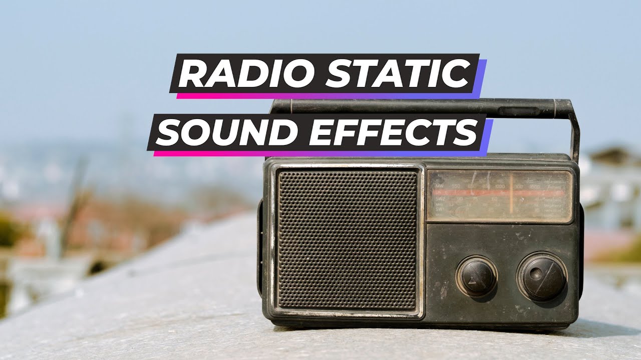 Radio Static Sound Effect | TV Noise & Interference Audio