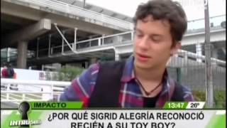 Sigrid Alegría reconoció relación con actor 20 años más joven