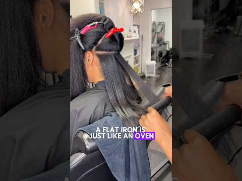 The Best Silk Press Doesn’t Require your FlatIron to be at 450! #longhair #straighthair #hairtips