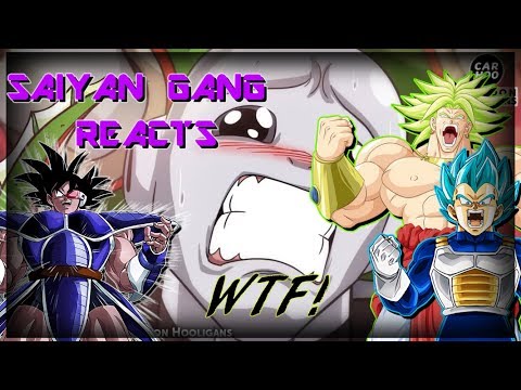 Turles, Broly & vegeta reacts to: GOKU SAIYAN RANGERS 2 - THE ATTACK OF JIREN