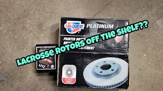 How To Do Rear Brakes on a 2010 or 2011 Saab 9-5 using LaCrosse or Regal GS Parts!