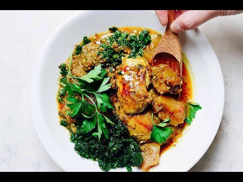 Keto Instant Pot Pumpkin Chicken Curry (Coconut milk, Paleo, Whole30, Low carb)