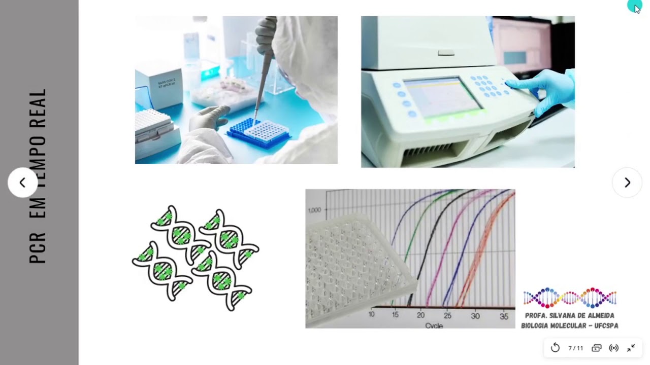 Aula sobre aspectos gerais de técnicas moleculares análise de variações genéticas e expressão gênica
