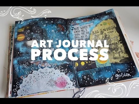 Completed Art Journal Flip Through
