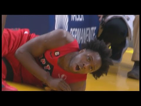OG Anunoby Hits the Deck HARD - Raptors vs Warriors | 1/27/2023
