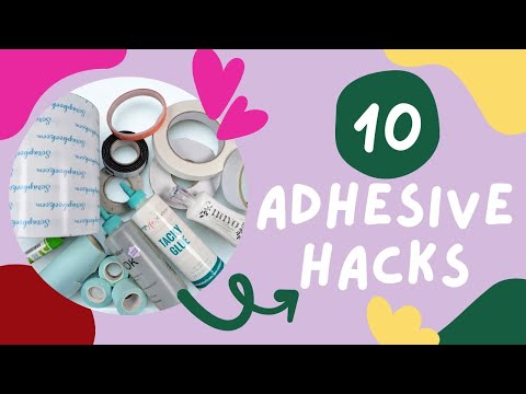 10 Adhesive Glue Hacks for Card Making! My top tips and tricks with all things stick!