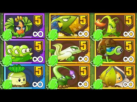 Tournament 16 Best Green Plants China Version - Who Will Win? - PvZ 2 Plant Vs Plant