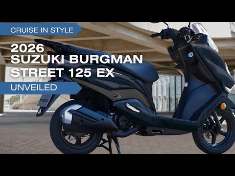 Cruise in Style: 2026 Suzuki Burgman Street 125 EX Unveiled!