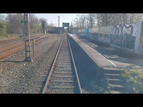 NWB RB36 Oberhausen- Duisburg/Ruhrort Führerstandmitfahrt 31.03.21 UHD