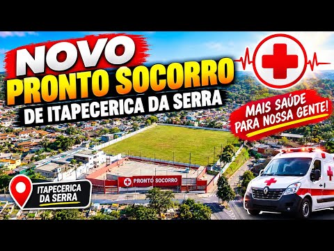 Início das obras do Novo Pronto Socorro - Itapecerica da Serra - Sp