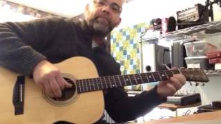 Same old blues again - JJ Cale solo acoustic cover