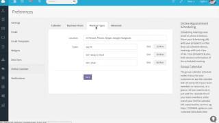 Agile CRM : Online Appointment Scheduler