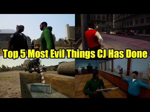 Top 5 Most Evil/Worst Things Carl Johnson Has Done- GTA San Andreas Lore Explained