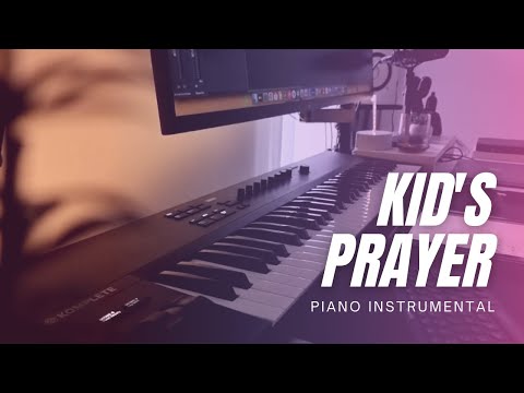 Kid’s Prayer (I Love You Jesus) | Piano Instrumental (with Lyrics)