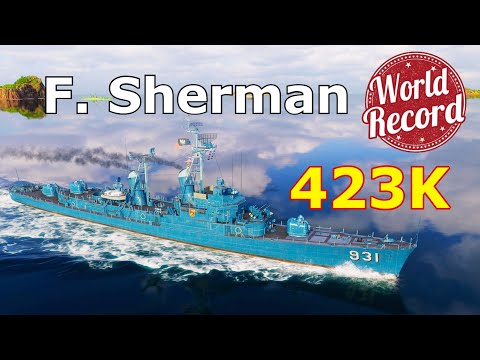 World of WarShips Forrest Sherman - 6 Kills 423K Damage