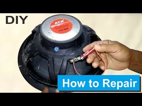 DIY - How to Repair a  Dead speakers nano_Tech