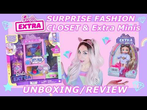 *BARBIE EXTRA kreator stylu komplektas /2 video