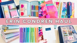 *HUGE* ERIN CONDREN LAUNCH HAUL ✨A5 Daily Duo, Canvas Horizontal, Tote bag, &amp; Accessories