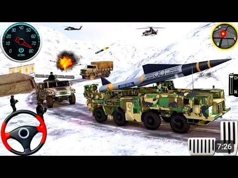US Offroad Army Truck Driving 3D 2025 - Army Truck Driving Cargo Games - Andriod Gameplay