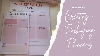How I Put Together Notepads to Sell on Etsy | Printing and Packaging Notepads