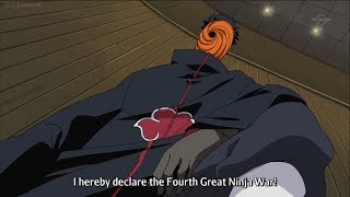 Tobi déclare la 4ème grande guerre ninja Naruto 