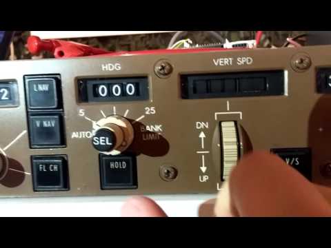 Swesim Boeing 767 First test run of the MCP