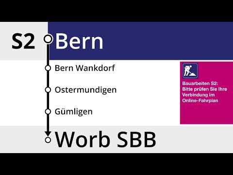 BLS Ansage • S2 • Begrüssung Bern – Worb SBB (mit neuen Fragmenten)