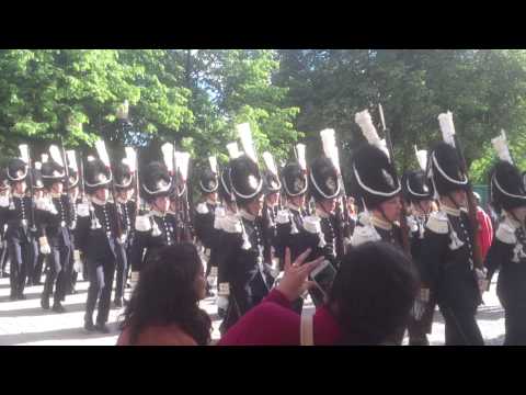 Swedish army parade in Stockholm 1