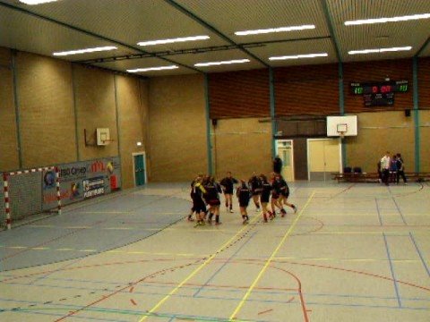 warming up Kwiek A1 Raalte handbal