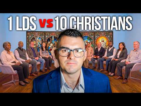 1 Mormon vs 10 Christians Heated Debate