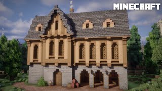 Minecraft: How to build a Medieval Warehouse | Minecraft Tutorial