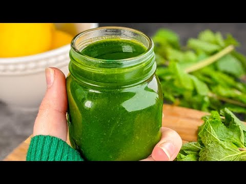 Mint and lemon jam! Quick recipe!